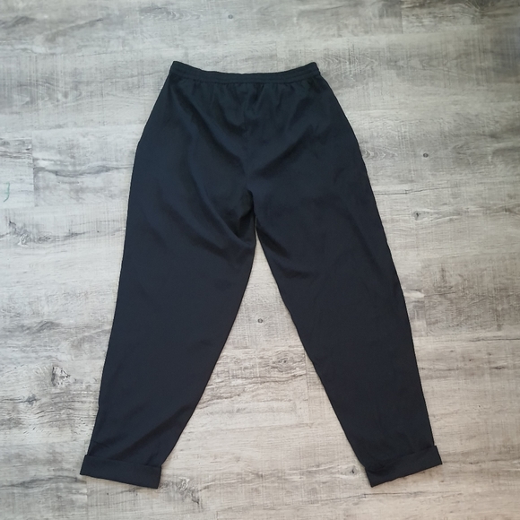 Black Drawstring Jogger Pants - Picture 3 of 9